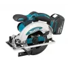 Makita DSS610RTJ nešiojamasis diskinis pjūklas 16,5 cm Juoda, Mėlyna 3700 aps./min.