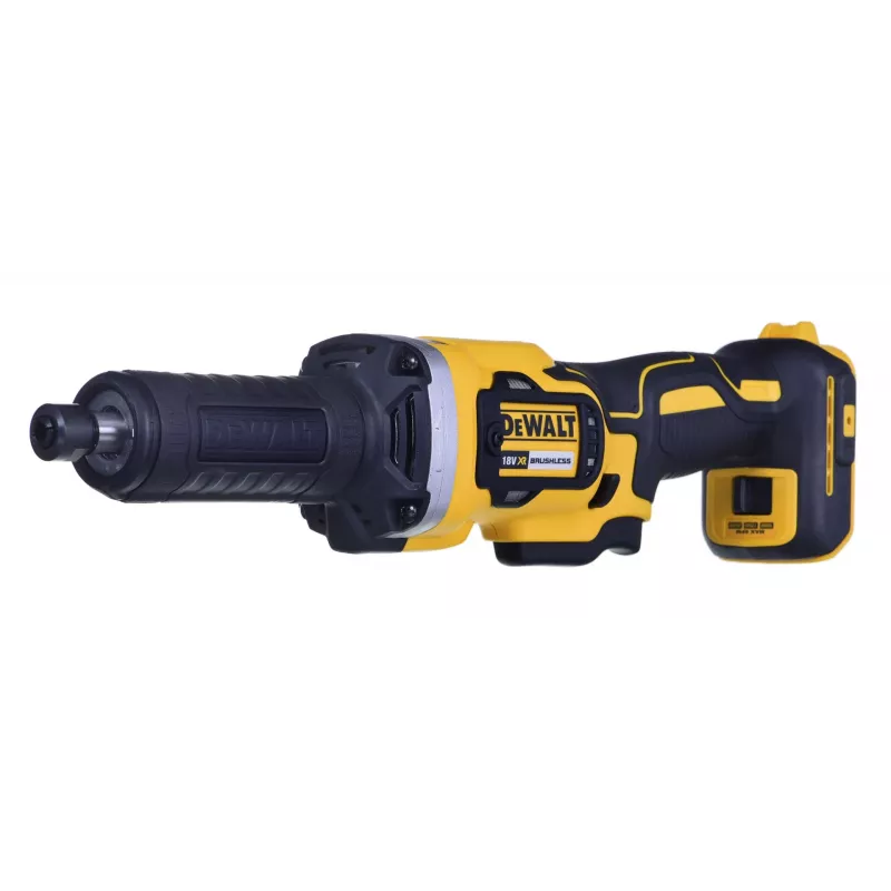 Tiesaus pavidalo šlifuoklis DeWALT DCG426N-XJ, 18 V baterija, 5000–25000 aps./min., įvorės Ø iki 6 mm, 760 W išėjimo galia, 1,19 kg