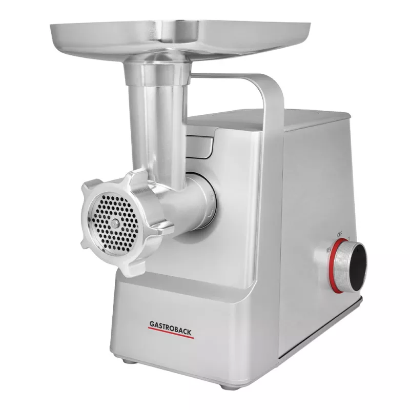 Mėsmalė GASTROBACK 41407 — 2100 W, nerūdijančio plieno korpusas, 2,5 kg/min našumas