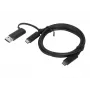 Lenovo 4X90U90618 USB laidas USB 3.2 Gen 1 (3.1 Gen 1) 1 m USB A/USB C USB C juodas