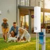 Lauko įvairiakryptė 4G LTE antena QOLTEC 57044, 5 dBi, 600–2700 MHz, 50 W, 50 Ω, baltas varinis korpusas