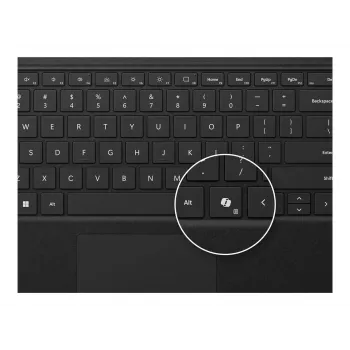 Microsoft Surface Pro klaviatūra - Klaviatūra - su