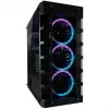 LC Power Gaming 709B Solar_System_X - Bokštas - ATX - be maitinimo šaltinio - Juoda - USB/Audio (LC-709B-ON)