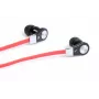 MAGICSOUND DS-2 - STEREO AUSINĖS SU MIKROFONU, JUODOS-RAUDONOS