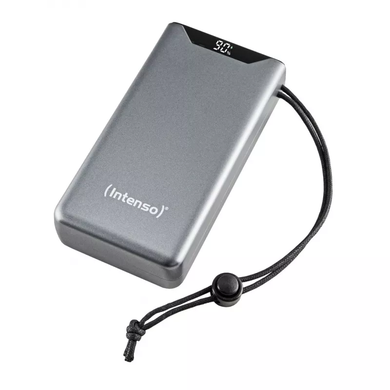 Išorinė baterija INTENSO 7332054 — 20000 mAh, PD 3.0 & QC 3.0, 20 W, USB-A + USB-C, pilka