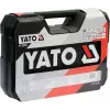 Kištukinių raktų rinkinys YATO YT-38791 — 108 vnt., 1/2 colio pavara, komplekte yra rankena, juodas dėklas