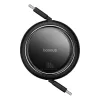 USB laidas Baseus Free2Draw 1m USB C juodas
