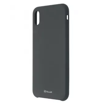 Telefono dėklas Tellur Liquid Silicone skirtas iPhone XS Max — Juodas