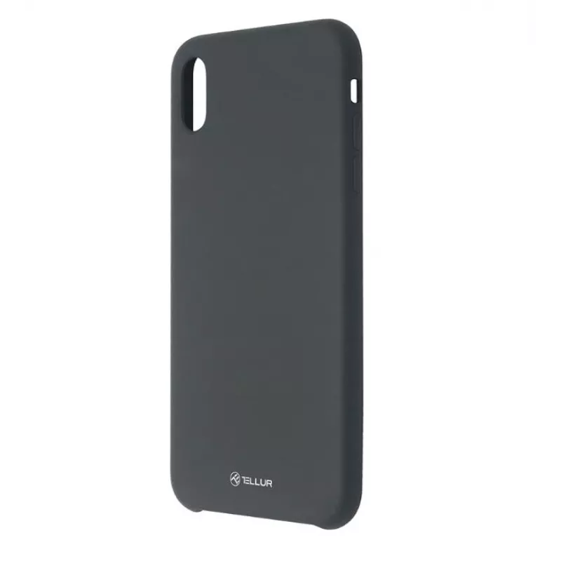Telefono dėklas Tellur Liquid Silicone skirtas iPhone XS Max — Juodas