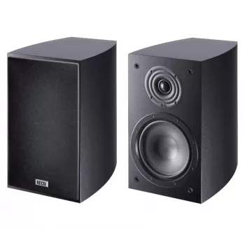 Grindinės kolonėlės Heco Victa ELITE 202 juodos pora — 2 juostų, 2.0 kanalų, 65 W RMS, 35–40 000 Hz, 8 Ω, 89 dB, žemų dažnių refleksas, MDF