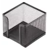 Note paper box Forpus , 9.5x9.5cm, Juoda, perforated metal 1005-008