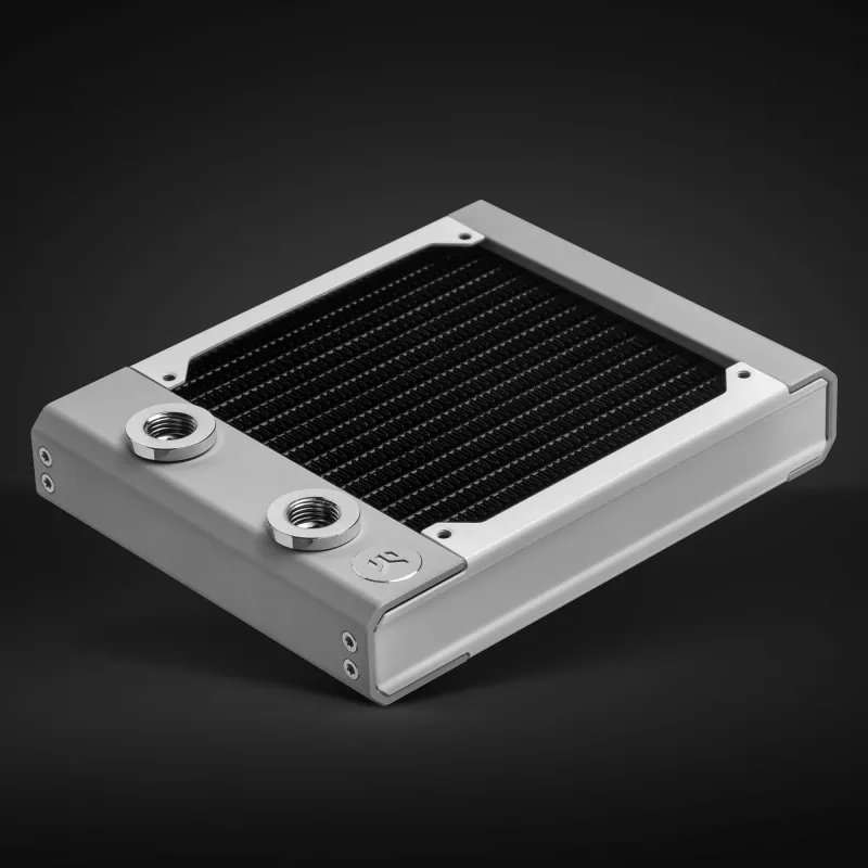 Radiatorius EK Water Blocks 3831109838952, žalvaris, varis, nerūdijantis plienas, baltas