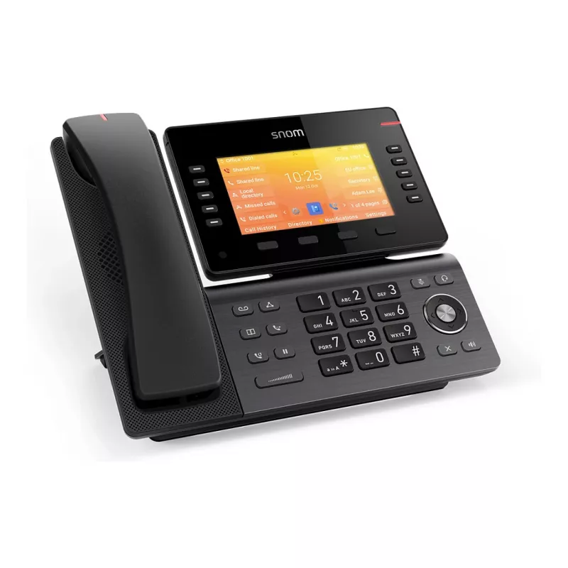 Snom D892M, IP telefonas, juodas, stalinis/sieninis, Linux, TFT, 12,7 cm (5 col.)