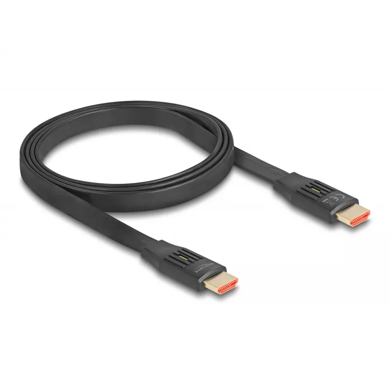 DeLOCK HDMI laidas 5 m A tipo kištukas į kištuką 48 Gbit/s juodas