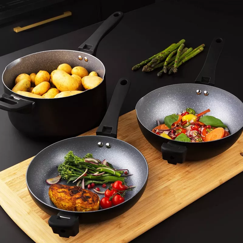 Stalo įrankių rinkinys Russell Hobbs RH01840EU7 — 4 dalių sukraunamas metalinio marmuro