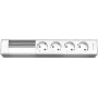 Konnect flex 45 montavimo dėžutė 4 maitinimo ir 2 tuštiems moduliams, modelis Kindermann 7449000304, anoduotas natūralus aliuminis