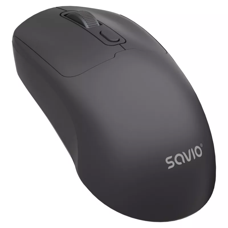 „Savio MB-04“ pelė, universali, abiem rankoms tinkama, „Bluetooth“, IR LED, 1600 DPI