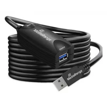 USB A į USB A laidas MediaRange MRCS242 USB 3.2 Gen 1 (3.1 Gen 1) 5 m 5 Gbit/s juodas