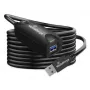 USB A į USB A laidas MediaRange MRCS242 USB 3.2 Gen 1 (3.1 Gen 1) 5 m 5 Gbit/s juodas