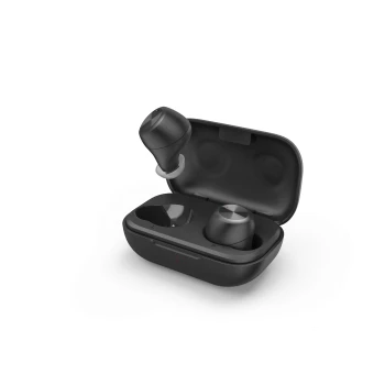 Hama WEAR7701BK belaidės į ausis įdedamos ausinės skambučiams/muzikai Bluetooth juodos