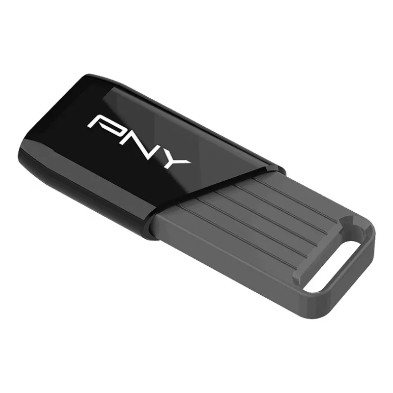 PNY Attaché X, 64 GB, USB Type-A, 3.2 Gen 1 (3.1 Gen 1), 130 MB/s, Dia, Juodas