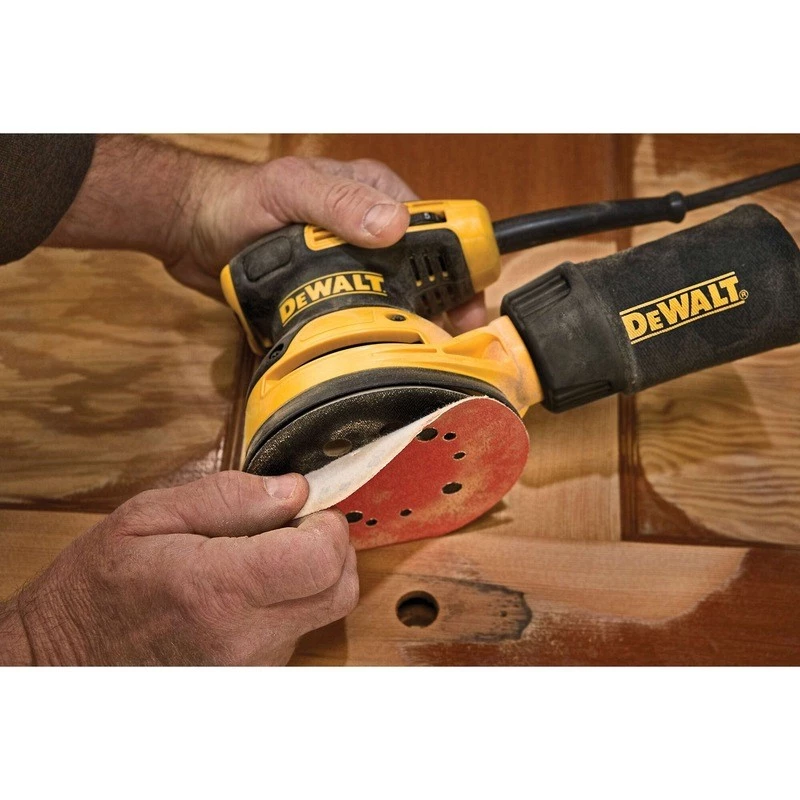 Orbitinis šlifuoklis DeWalt DWE6423-QS, 280 W, 8 000–12 000 OPM, 2,6 mm eiga, 1,28 kg