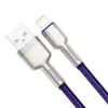 USB-A į Lightning laidas Baseus 1 m — USB duomenų laidas, violetinis
