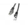 Lanberg Cat6 tinklo kabelis RJ-45 į RJ-45 PCF6-10CC-0500-BK, 5 m, F/UTP, 250 MHz, juodas