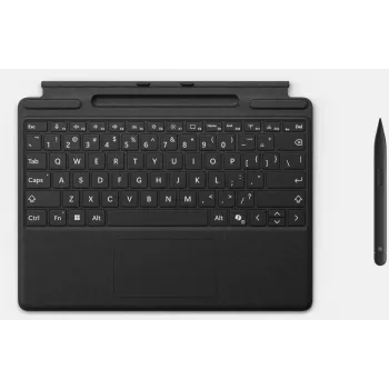 Klaviatūros dangtelis Microsoft Surface Pro Flex Type Cover Y8U-00006 su Surface plonas Pen 2, juoda