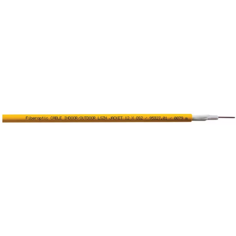 Lanview LVO232552-100 InfiniBand / šviesolaidinis kabelis 100 m Geltonas