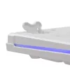 Klaviatūros ir pelės rinkinys Baracuda BGC-012 Orca White — baltas klaviatūros ir pelės rinkinys