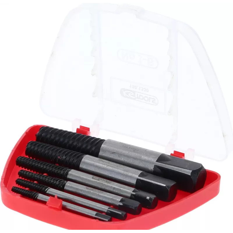 Varžtų ištraukiklių rinkinys ks tools 150.1330 — 6 dalių