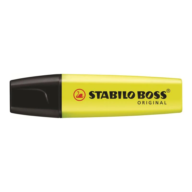Žymeklis STABILO BOSS Originali, kaltinis antgalis, geltonas