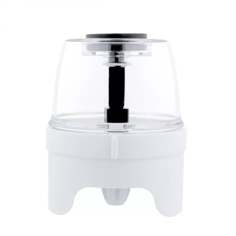 Elektrinis druskos ir pipirų malūnėlių rinkinys Adler AD 4449W Steel White, keraminės girnos, 150 ml, USB-C įkraunamas