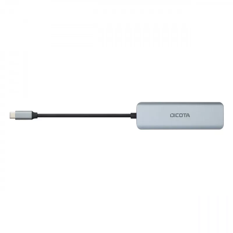 USB Type-C Hub DICOTA D32061 10000 Mbit/s sidabrinis