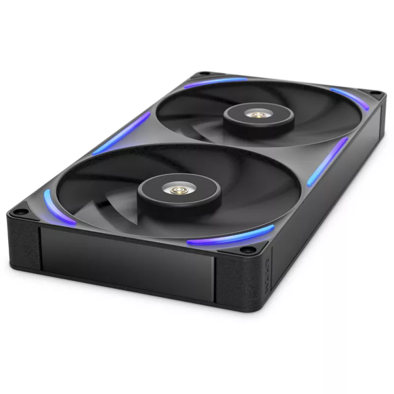 Kompiuterio korpuso ventiliatorius NZXT F280X 140 mm Juodas, 1 vnt., 280 × 140 × 30 mm