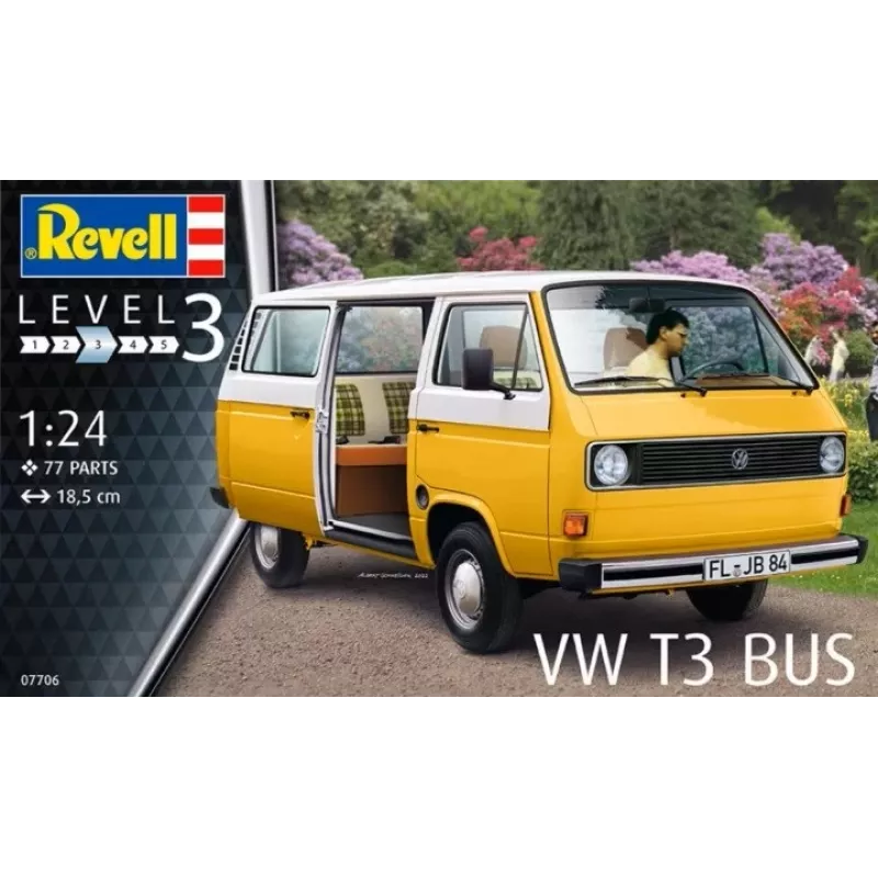 Plastikinis modelis VW T3 BUS 1/25