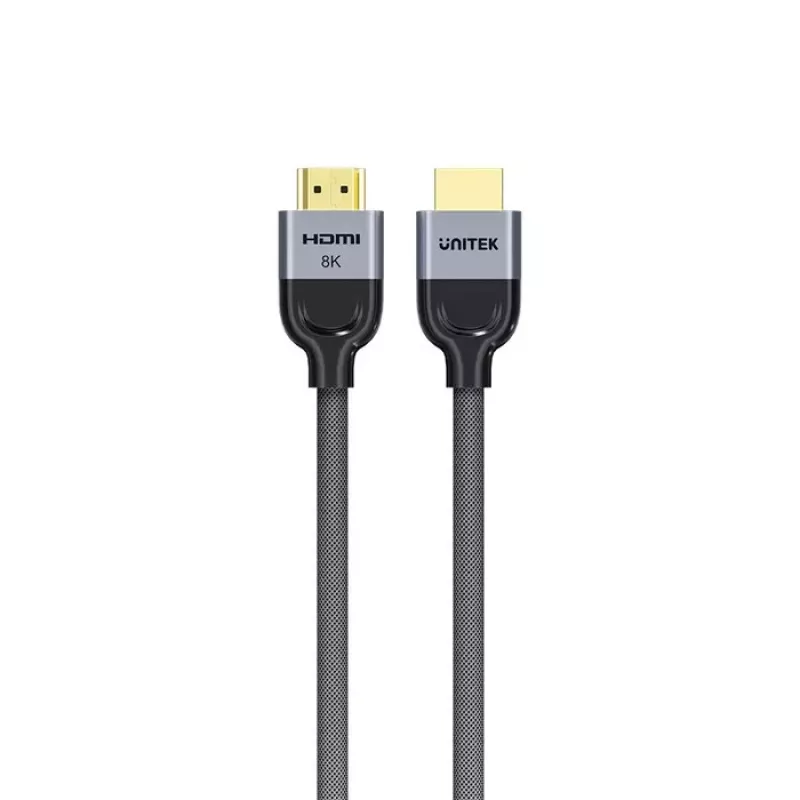 HDMI laidas Unitek C11093RGY01 8K 1.5 m HDMI 2.1, 48 Gbit/s, 144 Hz, auksuoti kontaktai