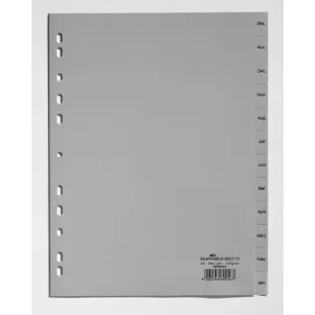 Mėnesių skirtukų rodyklė Durable 6507-10