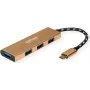 ROLINE 14.02.5049-5 - USB 3.2 Gen 1 (3.1 Gen 1) Type-C - USB 3.2 Gen 1 (3.1 Gen 1) Type-C - 5000 Mbit/s - auksinis - akrilnitrilo butadieno stireno (ABS) - aliuminio - apvalus laidas