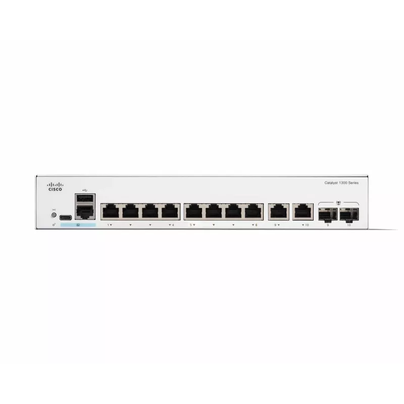 Valdomas komutatorius Cisco Catalyst 1300-8T-E-2G 8 prievadų GE L2