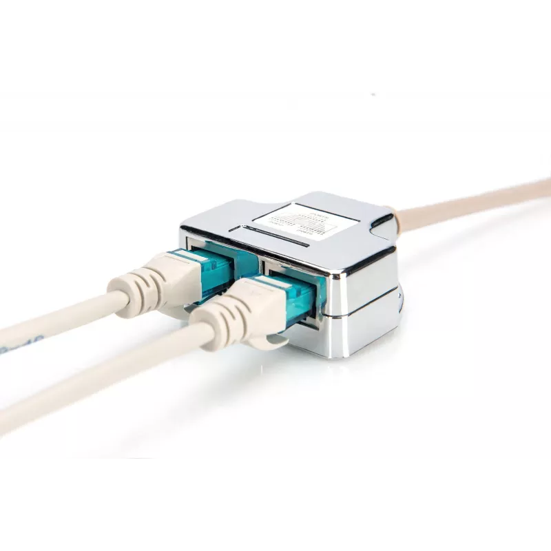 Pataisomasis kabelio adapteris Digitus CAT 5e ekranuotas 1:1