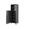 Spintelė cama meble ABETO 60×40×176,5 cm grafitas/blizgus grafitas