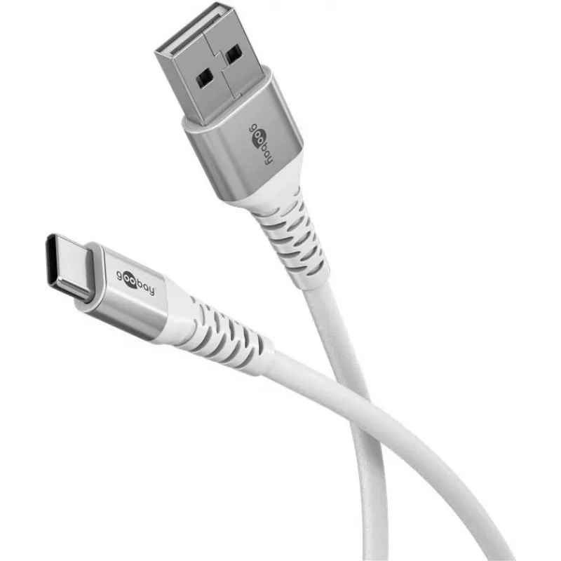Wentronic 74529 USB laidas, baltas