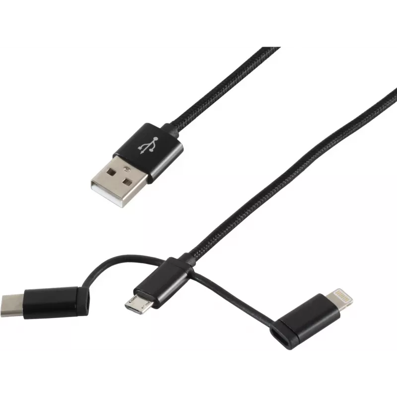 USB laidas ShiverPeaks BS14-50068 1m USB A Micro-USB B Juodas