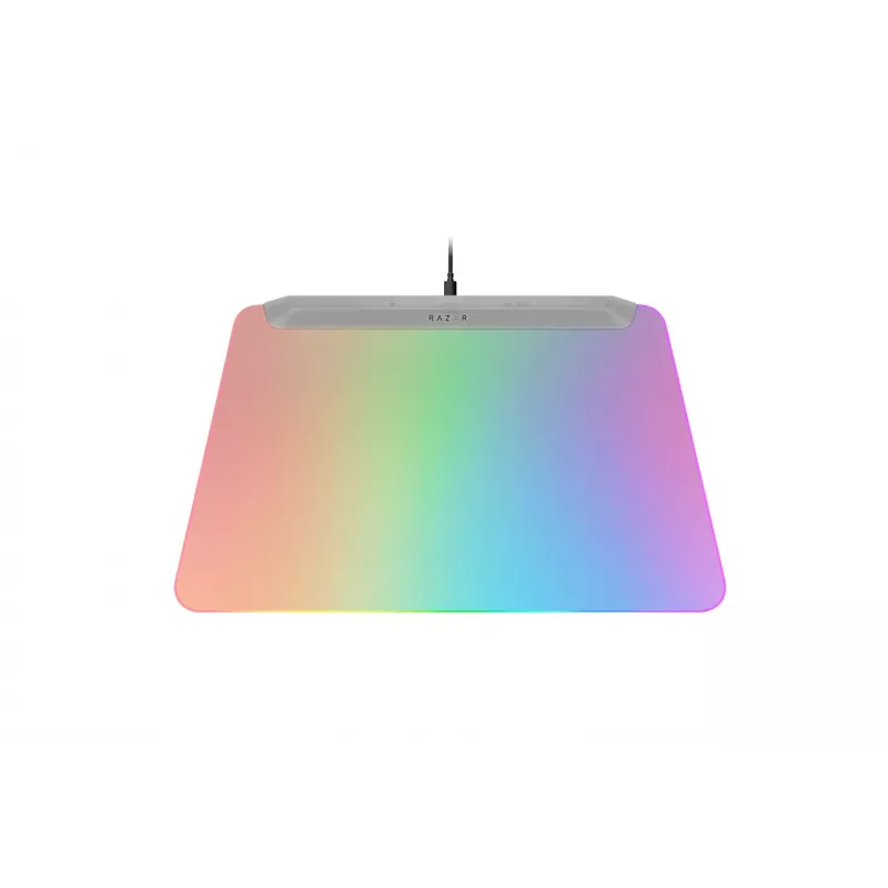 Žaidimų pelės kilimėlis Razer Firefly V2 Pro White — RGB apšviestas, maitinamas USB, neslystanti bazė