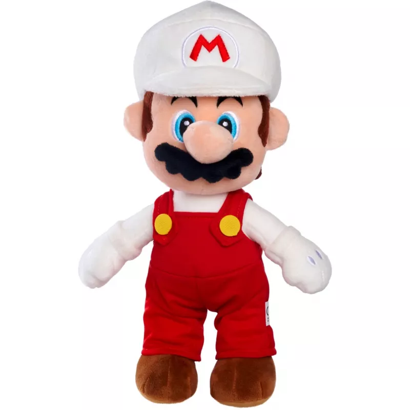 Super Mario - Feuer Mario pliušinis žaislas, 30 cm