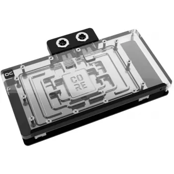 GPU vandens blokas Alphacool Core, skirtas GeForce RTX 5090 su ARGB ir galine plokšte
