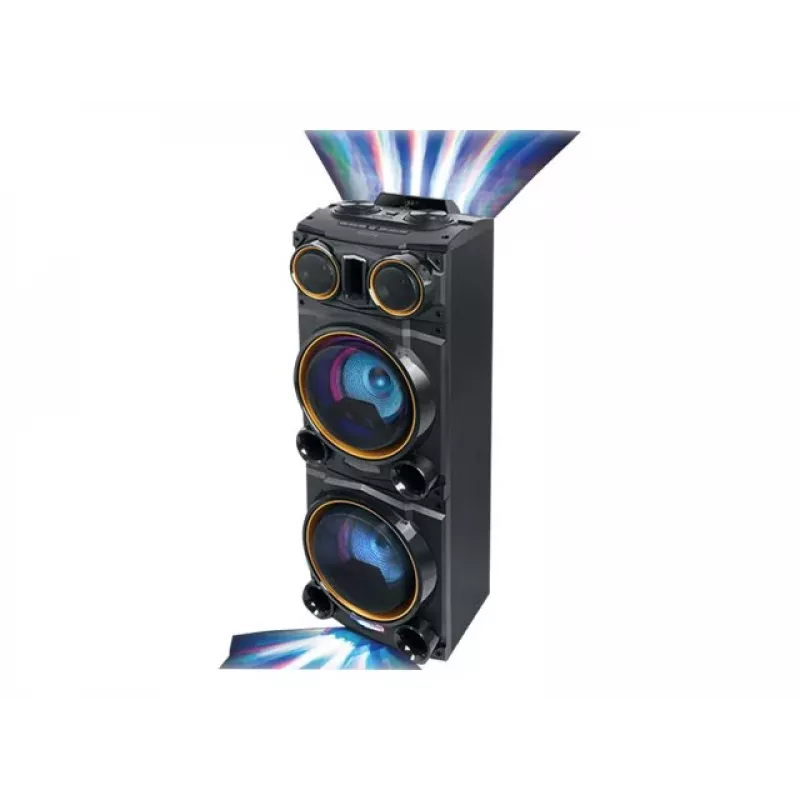 Muse M-1988 DJ nešiojamoji / vakarėlių kolonėlė, juoda, 800 W