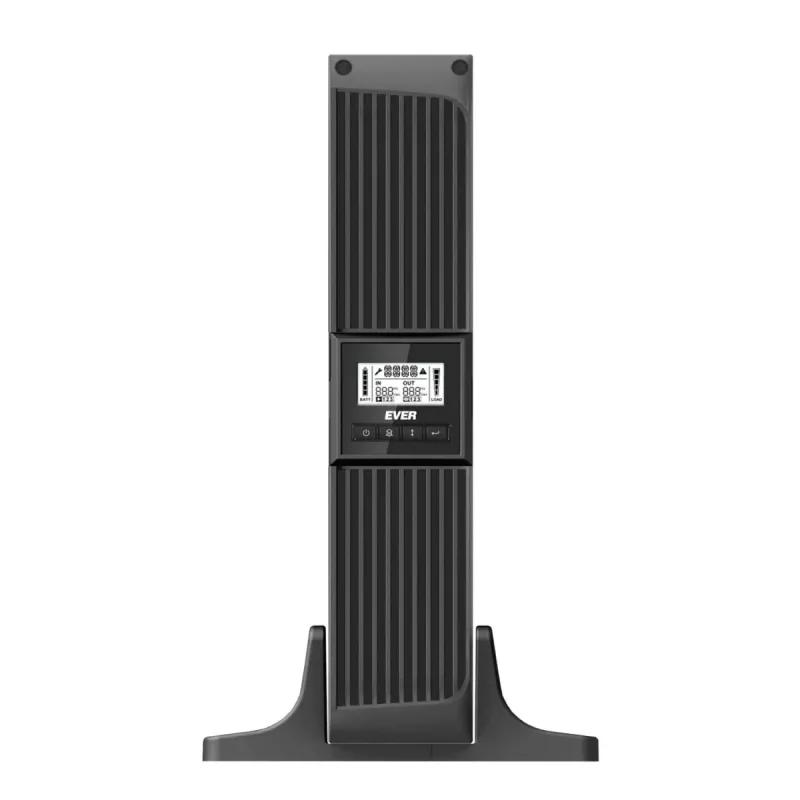 Stovo UPS EVER RT 1500 T 1500VA serverių spintoms — linijinė-interaktyvi, bokšto/stovo konvertuojama